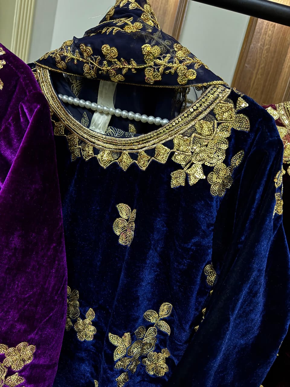 Luxury Micro Velvet Embroidered 3PC Suit – New Arrival