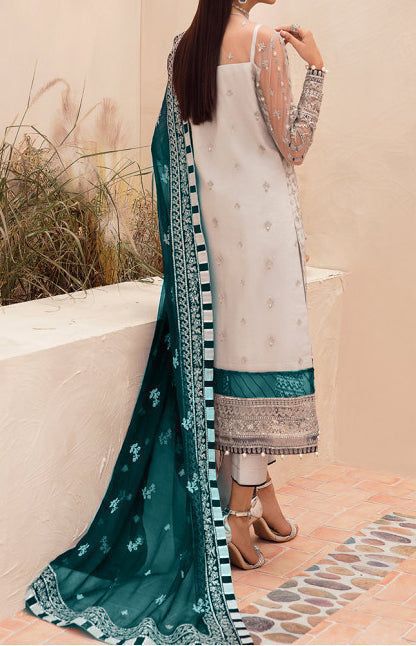 Gulaal 3Pcs Embroidered Organza Dress|Factory outlet
