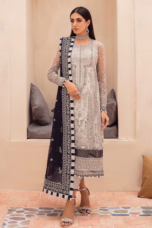 Gulaal 3Pcs Embroidered Organza Dress|Factory outlet