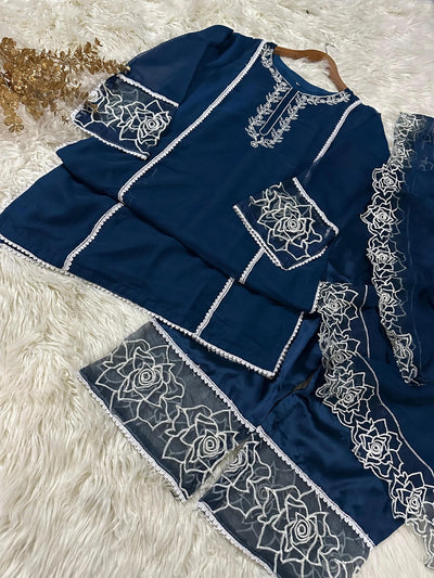 Embd +Lace work